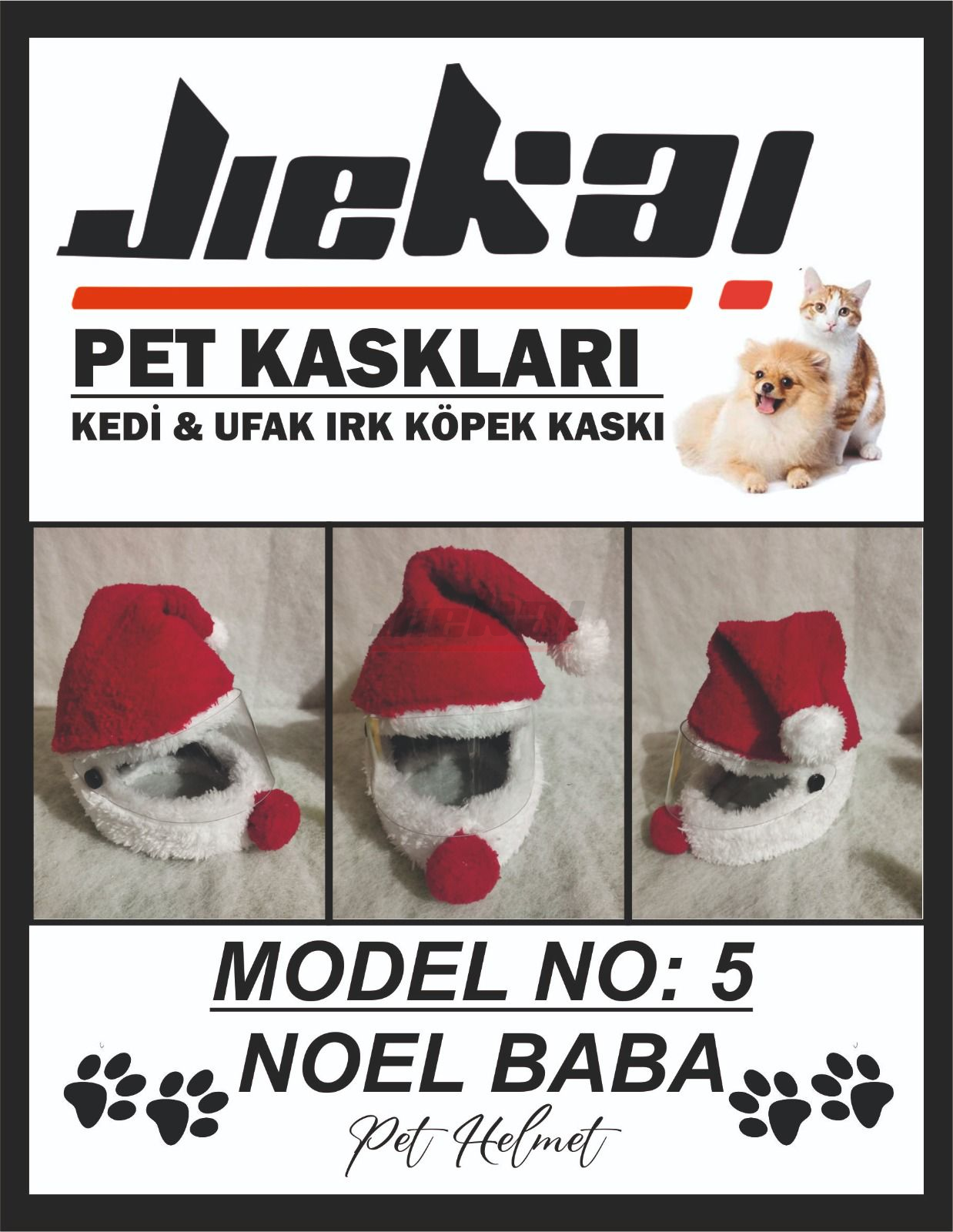 JİEKAİ K114 KEDİ VE KÖPEK KASKI MODEL: 5 ( KASK YERLİ ÜRETİM )