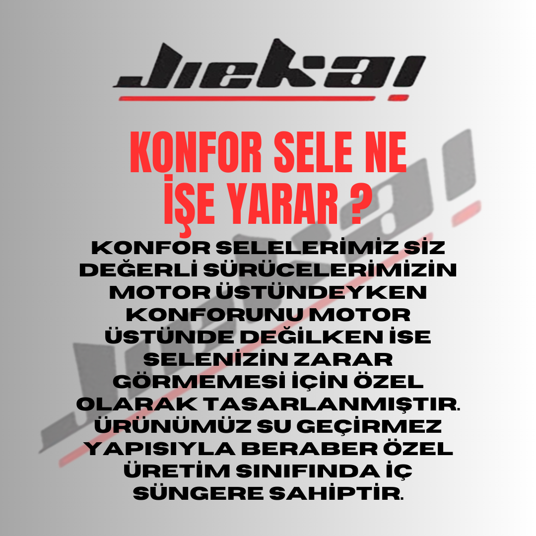 J7 İKİLİ KONFOR SELE TÜM MOTORLARA UYUMLU